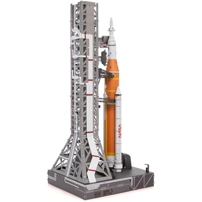 PREMIUM SERIES ARTEMIS MOON ROCKET 3D METAL MODEL KIT FASCINATIONS - Image 4